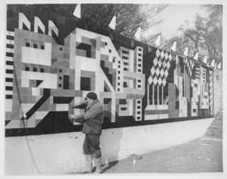 Tile Mural Brussels World Fair, 1958